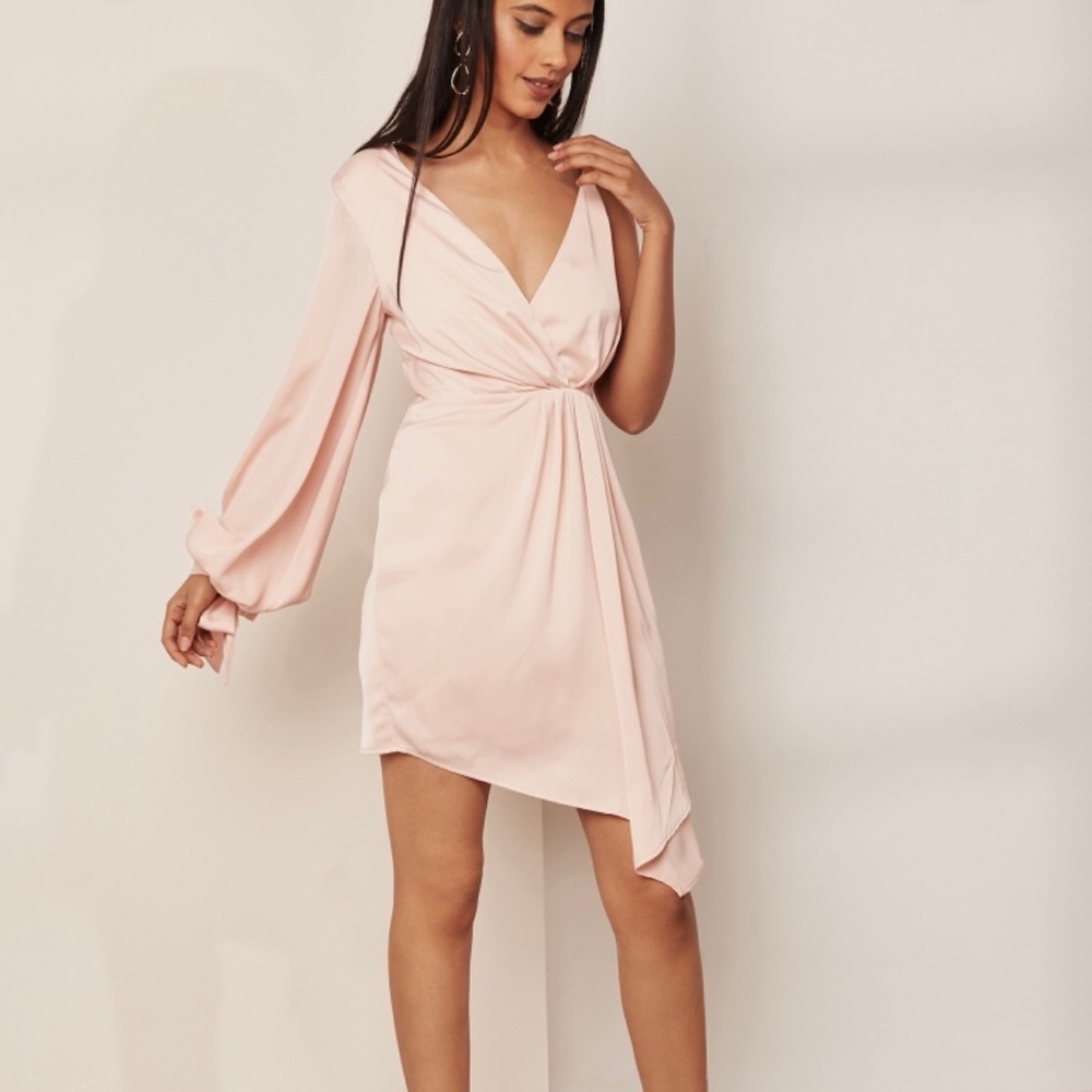 C/MEO Collective Eventual blush one shoulder dress - Picture 5 of 10